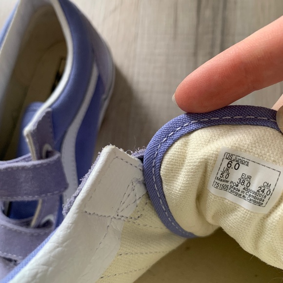 VANS Old Skool Velcro Shoes - Picture 7 of 8